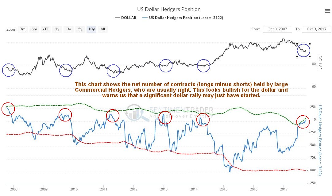 US Dollar Hedgers Position