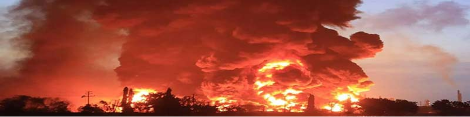 Destruction of oil and gas infrastructure